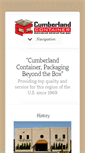 Mobile Screenshot of cumberlandcontainer.com