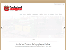 Tablet Screenshot of cumberlandcontainer.com